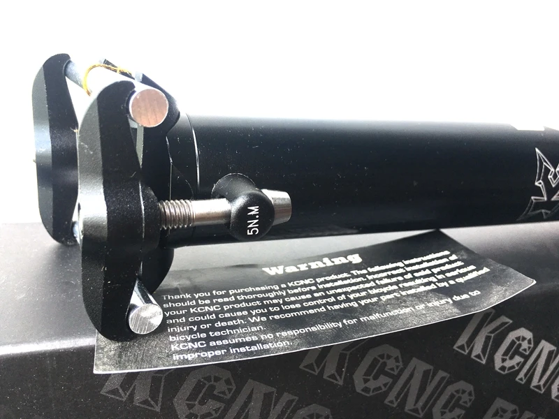 KCNC LITE WING 7000 33 9*550 мм Длинный велосипедный Подседельный штырь складной M6 титановые