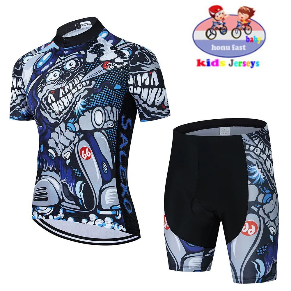Велосипедная майка 2023 детский летний комплект для велоспорта одежда спортивная