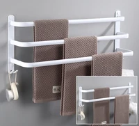 white space aluminum towel rack towel bar toilet multi layer hanging pole hanging towel rack hanging pole bath towel rack