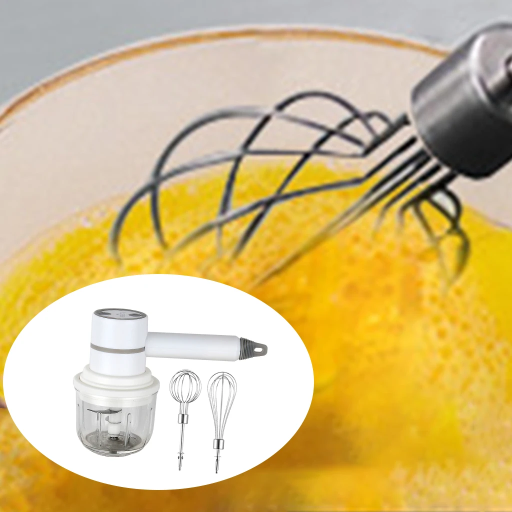 Egg Whisk Handle Wireless Garlic Blender 3 Speeds Lightweight High Power Foamer Jam Puree Milk Frother Food | Бытовая техника