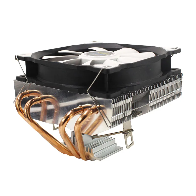 Кулер для процессора тихий RGB 120 мм PWM 4 теплотрубки радиатор ПК 3Pin 4Pin LAG 775 115X 1356 AM3 AM4