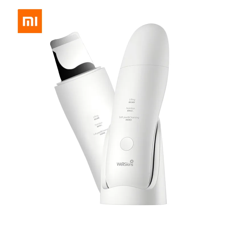 Ультразвуковой скрабер для лица Xiaomi MIJIA устройство глубокой очистки пилинг уход