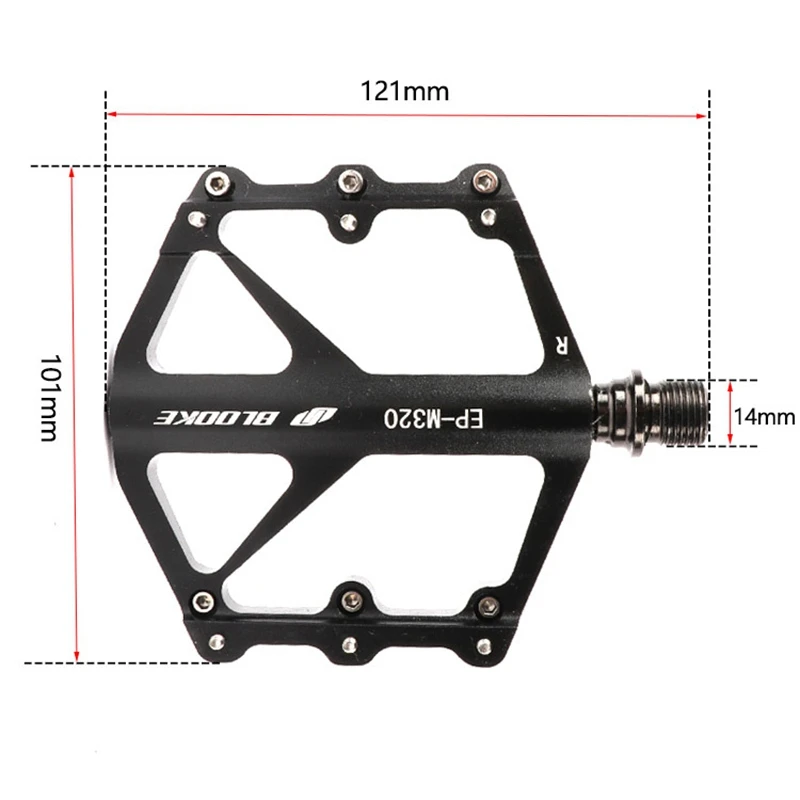 

BLOOKE Flat Bike Pedals MTB Road Sealed Bearings Mountain BMX Bicycle Accessories