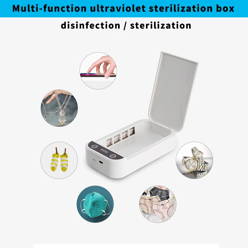 Коробка-Стерилизатор УФ портативная для телефонов устройство быстрой