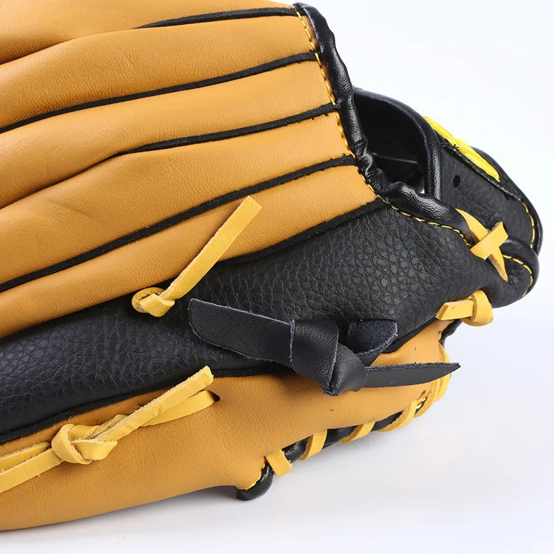 

Baseball for Baseball Genuine Adults Match Youth Equipment Train 11.5''/12.5'' Leather Glove Brown Sports Mitt School Men Gloves