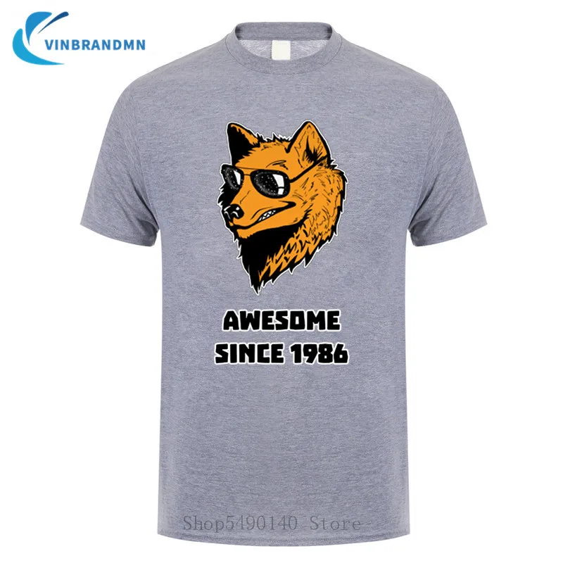 

Потрясающая футболка с 1986 года, Стильная хлопковая футболка с коротким рукавом для любителей собак и домашних животных, Мужская забавная футболка в стиле хип-хоп с животным дизайном, подарки владельцу