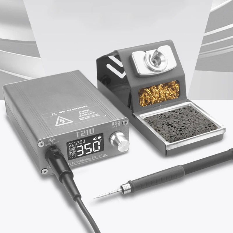 

Паяльная станция T210, Электрический паяльник 75 Вт с регулировкой температуры и быстрым нагревом для ремонта материнской платы телефона
