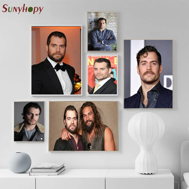 

Henry Cavill Painting High Quality Canvas Poster Wall Home Decor No Frame 50X75cm60X90cm30X45cm40X60cm