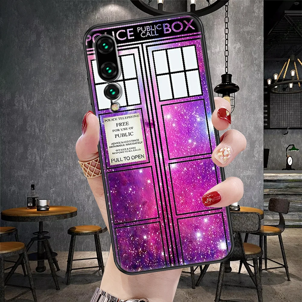 Чехол для телефона Doctor Who Huawei P Mate P10 P20 P30 P40 10 20 Smart Z Pro Lite черный 3D чехол мягкий prime