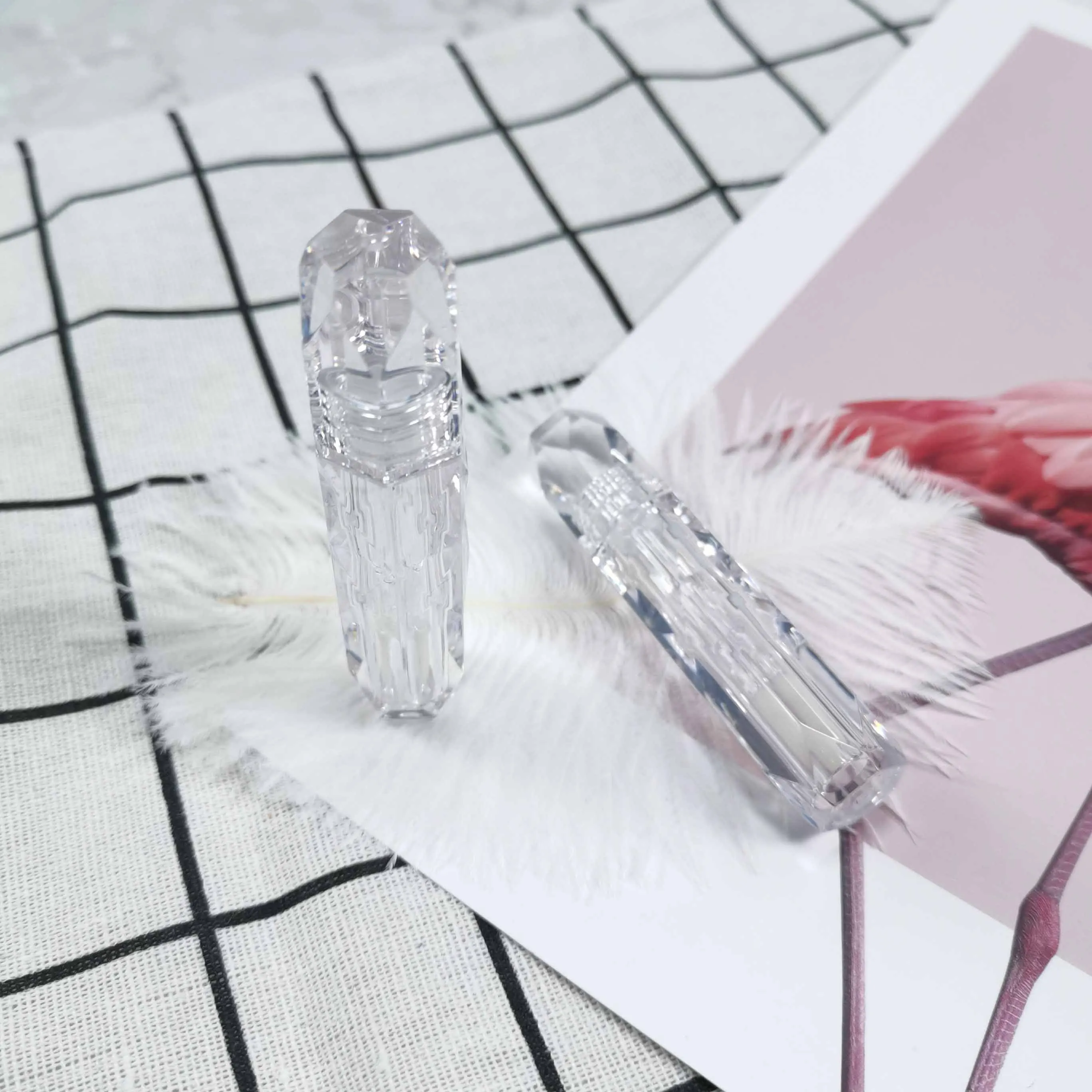 Прозрачный блеск для губ 2 мл пустая трубка сделай сам алмазная бутылка блеска