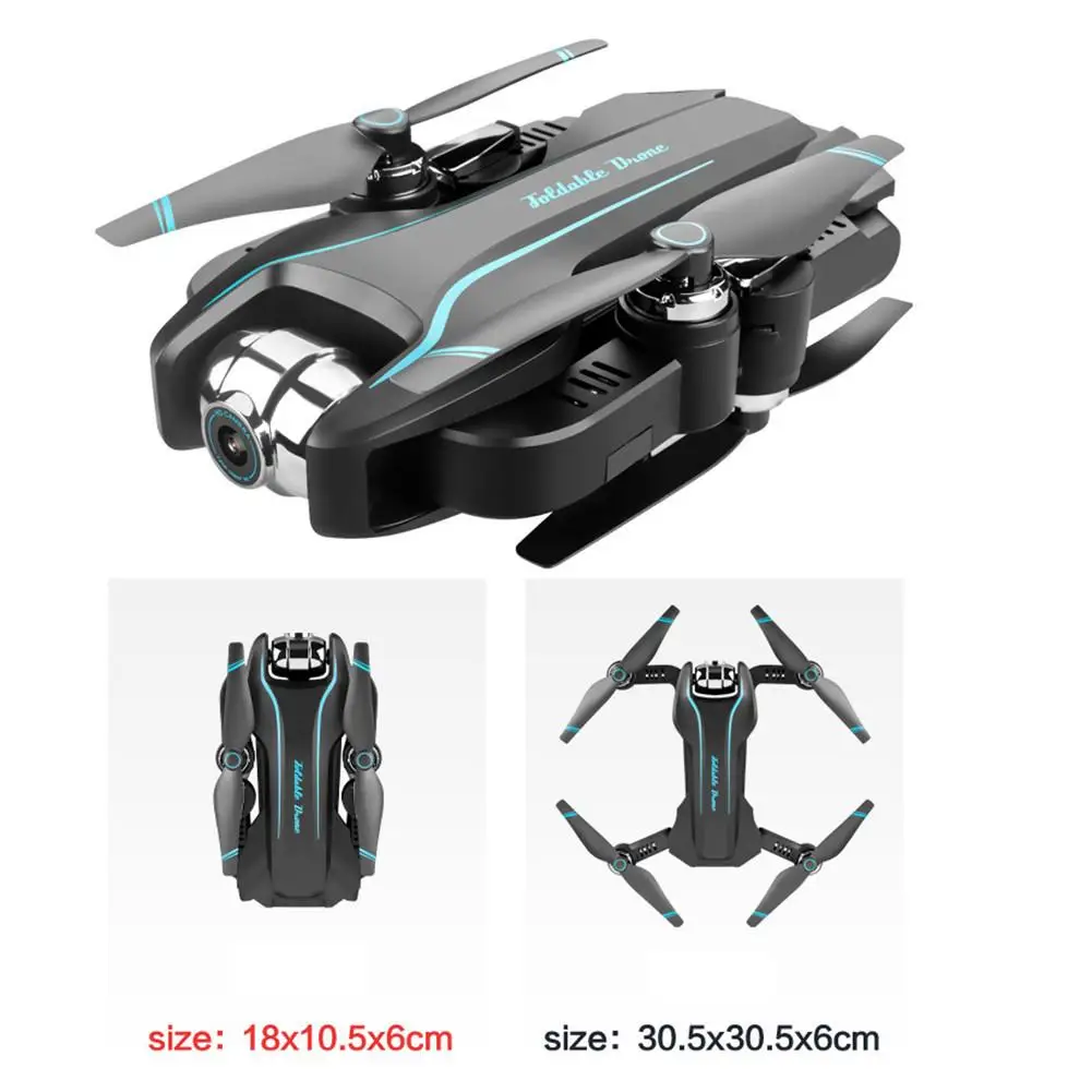 Складной Дрон 2020 4K/1080P зум ESC двойная камера Wi Fi FPV Оптический Регулируемый