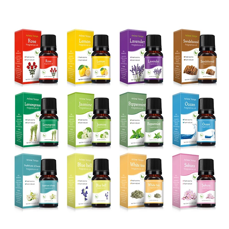 Эфирные масла для ароматического диффузора 12 вкусов увлажнитель воздуха дома