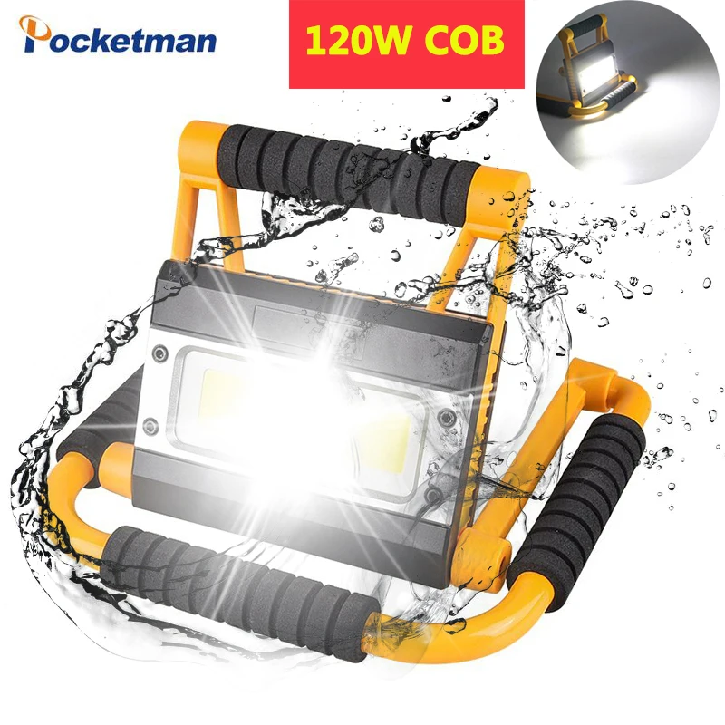 120 Вт Мощный светодиодный светильник USB Перезаряжаемый для вспышки