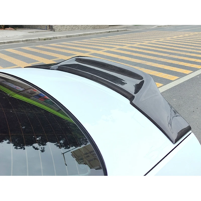 Стильный спойлер R для заднего багажника из углеродного волокна автомобильное