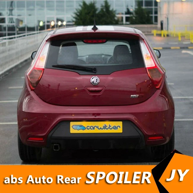 Для morris Гаражи MG 3 спойлер 2011 2015 MG3 высокое качество абс материал заднее крыло