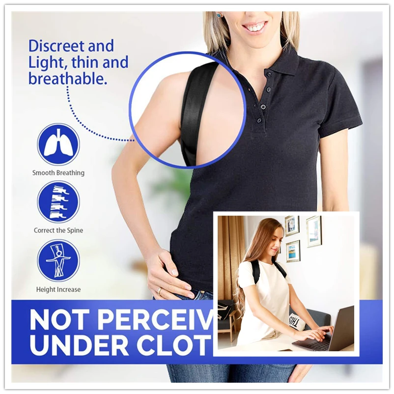 Поддерживающий Пояс для ухода за костями Регулируемый Корректор осанки спины