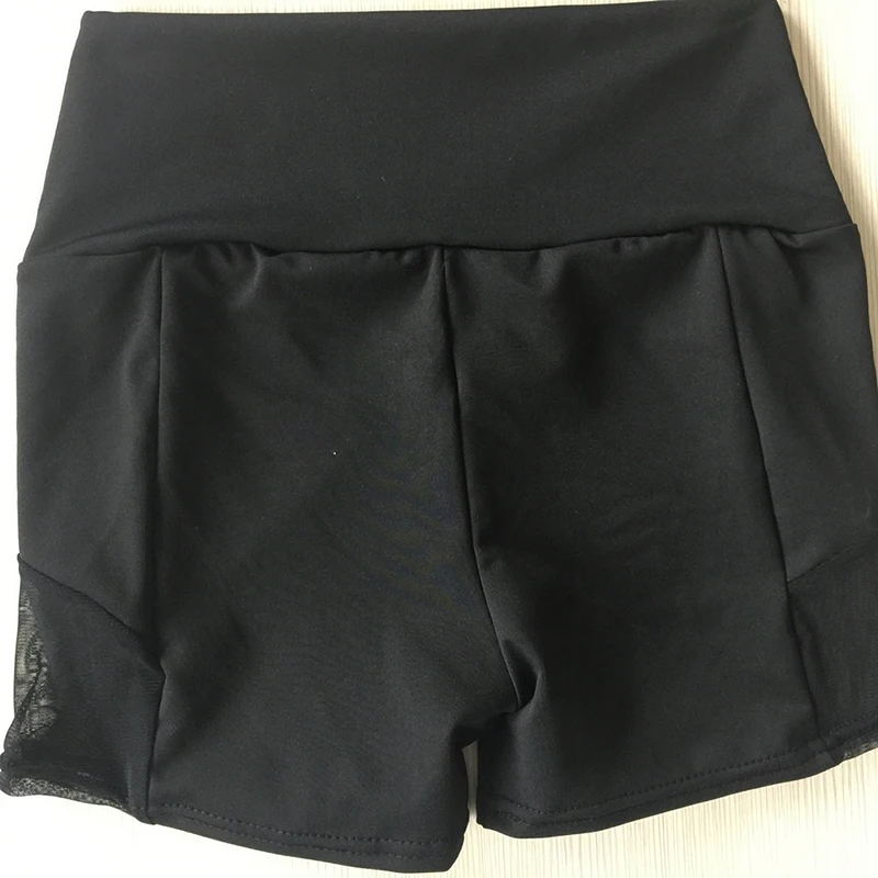 

High Waist Leggings For Women Solid Color Strethcy Fitness Leggings Sports Patchwork Legins Pants Black Short Leggings