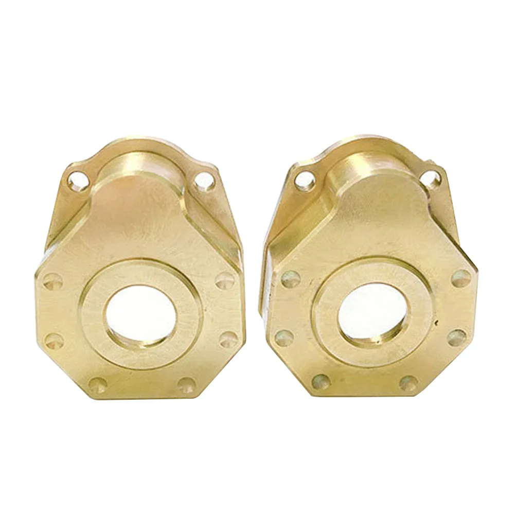 

Counterweight 4WD Portal Cover Direct Fit Easy Install Toy Brass Steering Knuckles Set DIY For TRX-4 1:10 RC Cars Crawler
