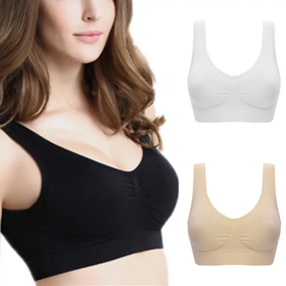 

Fashion Women Sexy Single Layer Seamless Bra Wireless Sports Yoga Shapewear Gym Crop Top Women Push Up Sport Bra Athletic Wear