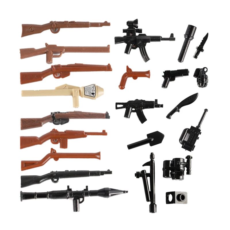 Военный оружейный строительный блок винтовочный автомат антитанк бомба часть