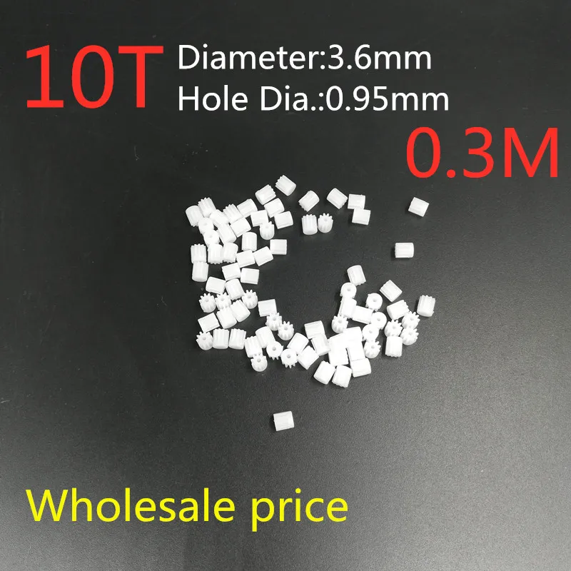 Оптовая продажа 10 T зубьев маленький моторный двигатель шестерни 0 3 м 6 мм 1