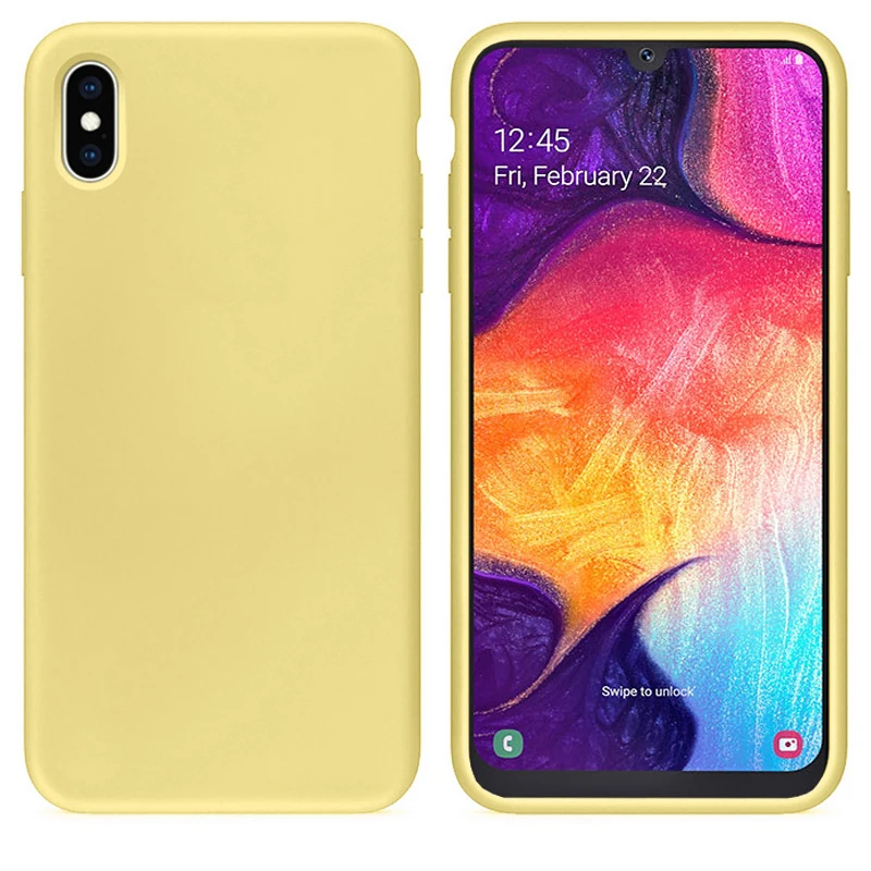 Цветной силиконовый мягкий чехол для Samsung Galaxy S10 A10 A70 A30 A40 A50 M30 M10 M20 S8 S9 Plus S6 S7 edge A6 A7