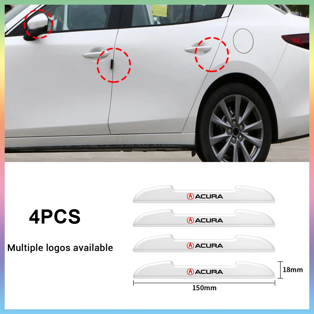 

Car Door Bump Strip Rearview Mirror Anti-collision Protector Sticker for Acura Integra RDX TLX CDX MDX ZDX ILX TL RL NSX TSX RSX