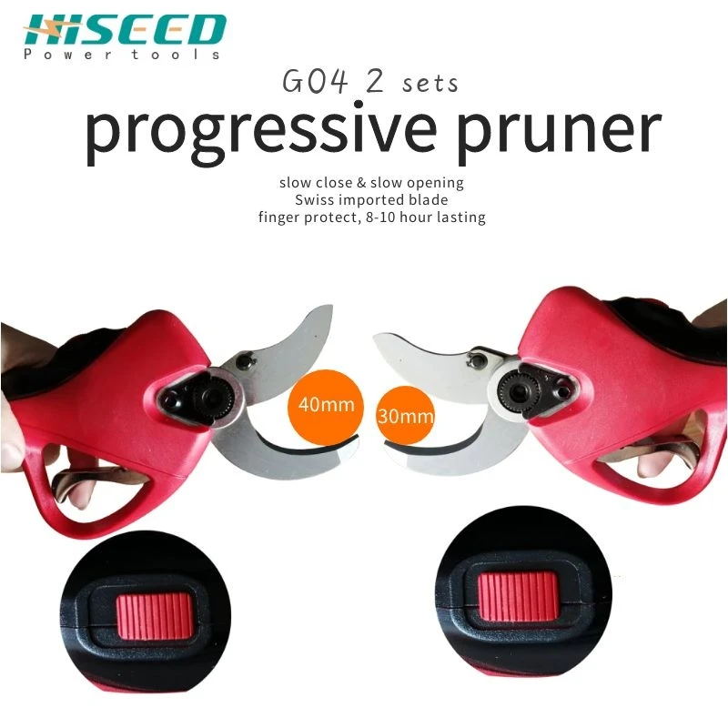 

Progressive Electric pruning shears with Finger Protection pruner ,40MM garden tools