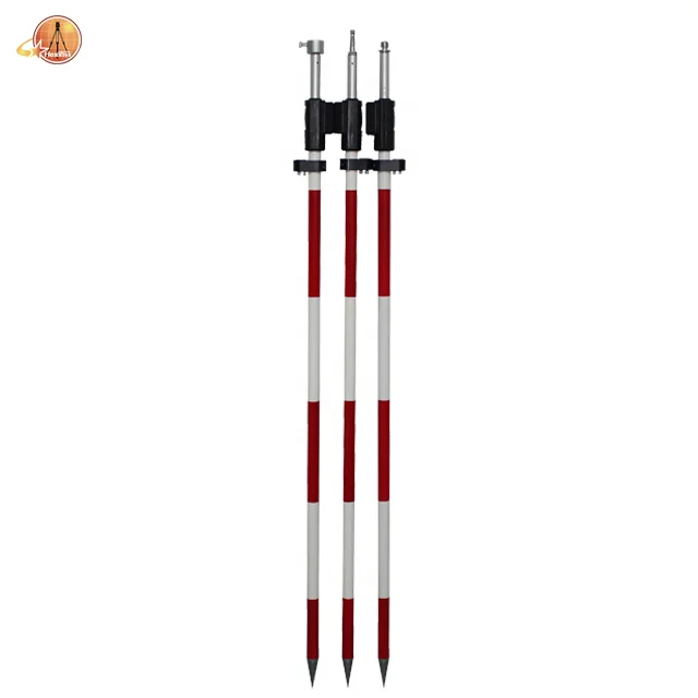 

High quality 2.15m,3.1m,4.6m,5.1m prism pole for total station