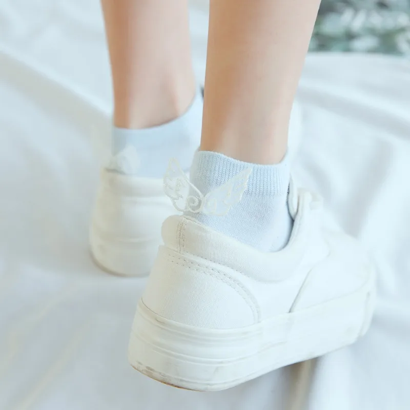 Носки женские хлопок носки с крылом цвет в ассортименте бабочками | Женская