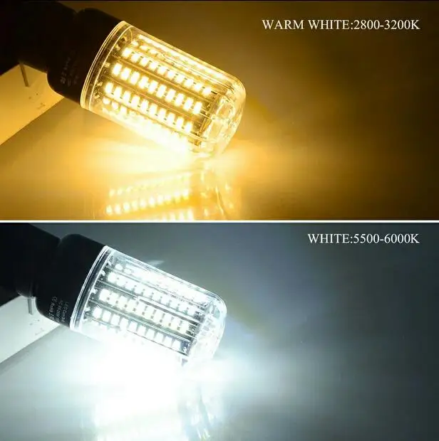 Светодиодная лампа E14 E27 светодиодная кукуруза 85 265 в высокая яркость SMD 5736 3 Вт 5 7 9