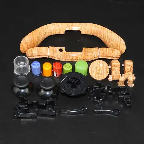 Беспроводной игровой контроллер JCD, жесткий рандомный Камуфляжный защитный чехол для геймпада, полный комплект с кнопками, аналоговые бамперы для XBox 360