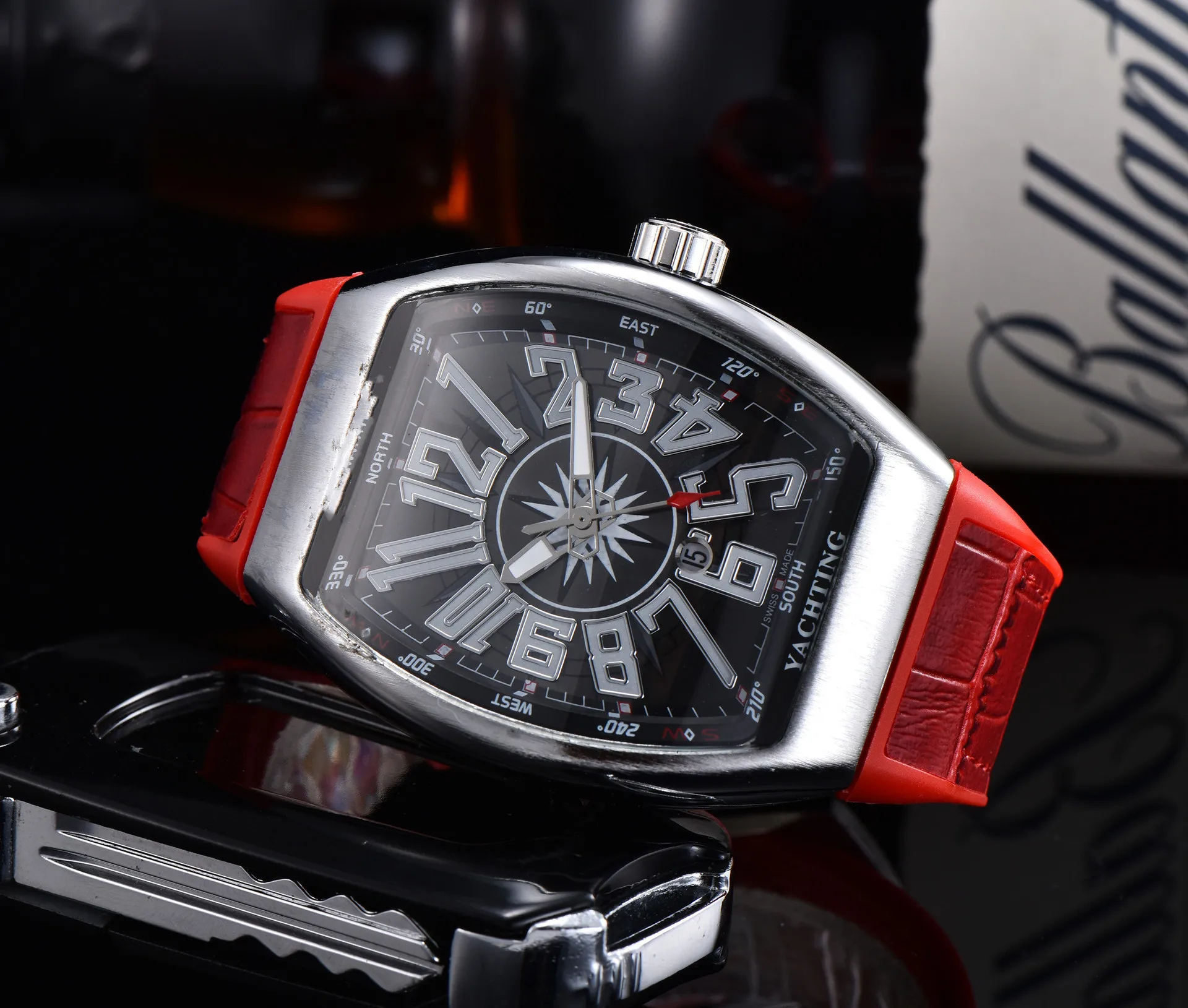 

Men's Watch Brand Watch Quartz Watch Men's Watch Fashion Men's Watch Steel Band Watch Casual Watch Calendar Watch Belt Watch