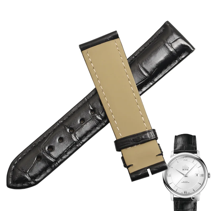 Ремешок WENTULA для часов OMEGA с крокодиловой кожей ремешок из кожи | Наручные часы