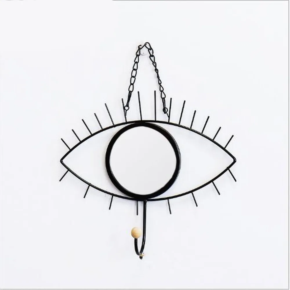 Скандинавском стиле геометрический дизайн зеркальные железные художественные