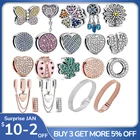 100% Стерлинговое Серебро 925 пробы, сверкающие подвески-клипсы, подходят для изготовления оригинальной модели Пандоры, модные ювелирные изделия сделай сам