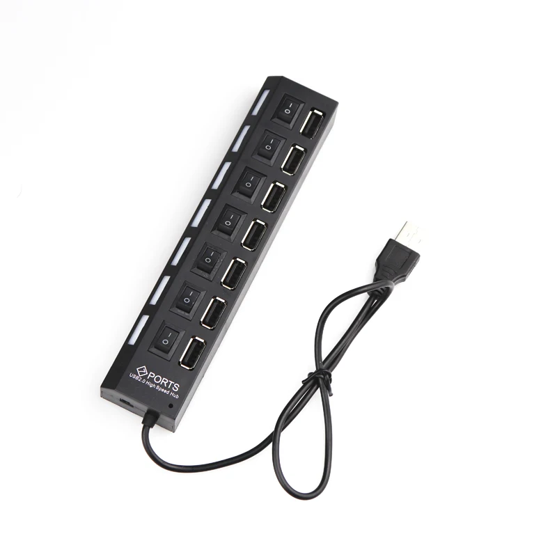 4/7 Порты и разъёмы USB концентратор 2 0 мульти переходник разветвитель с