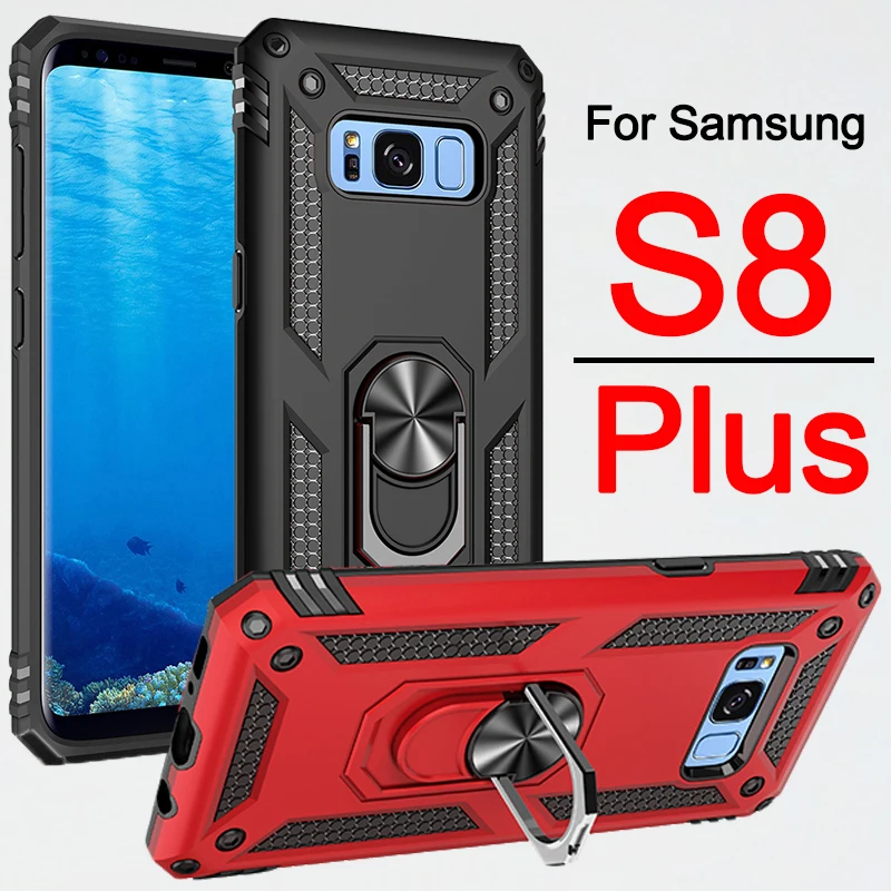 Для samsung galaxy s8 чехол s 8 plus s8plus 8splus gs8 galaxys8 samsungs8 кольцо металлическая подставка для