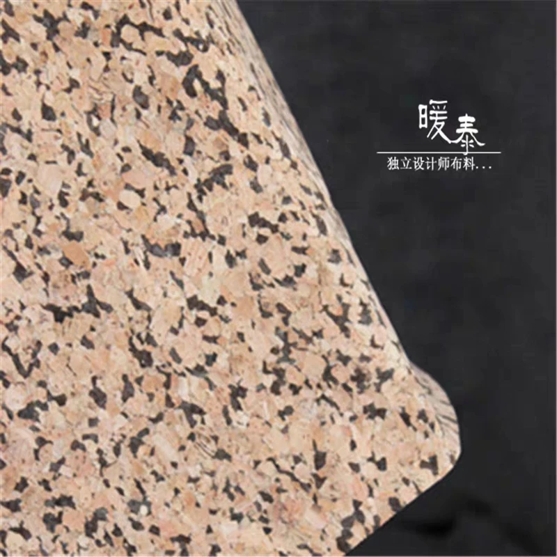 Пробковый лист из искусственной кожи PU материал черные точки дерево чувство