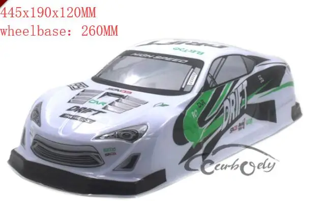 1/10 Масштаб RC Drift Onroad внутренний корпус 1966 Ford Mustang GT 200 мм для HPI KYOSHO TAMIYA HSP REDCAT FS YOMAKO CC01 hRAXXAS - Цвет: GT-003