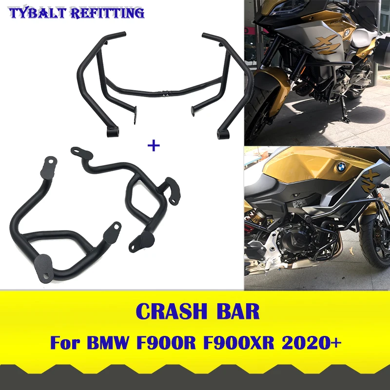 

F900R F900XR Motorcycle Upper Lower Engine Guard Crash Tank Bar Bumper Fairing Frame Protector For BMW F 900R F 900XR 2020 2021