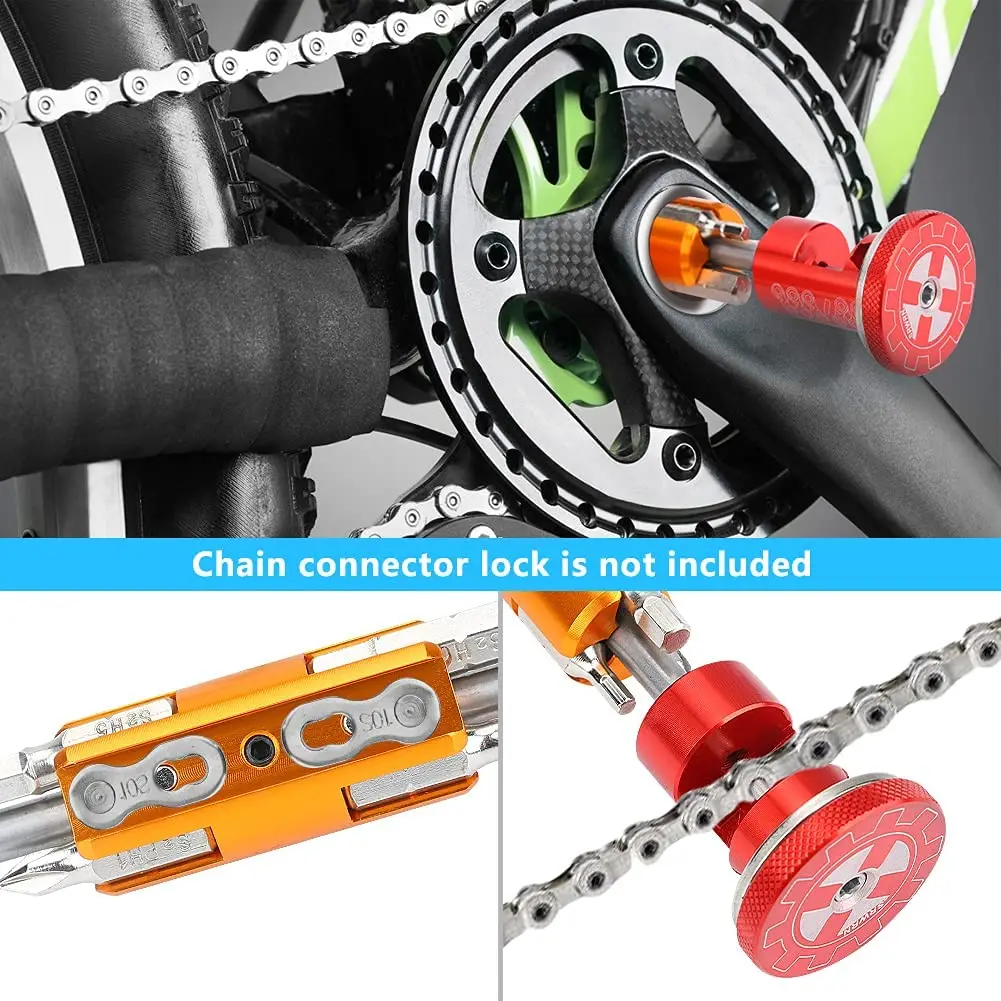

7 in 1 Bike Multitool Kit Invisible Multifunctional Bicycle Wrench Tool Set for Road and Mountain Bike - 3mm, 4mm, 5mm, 6mm, T25