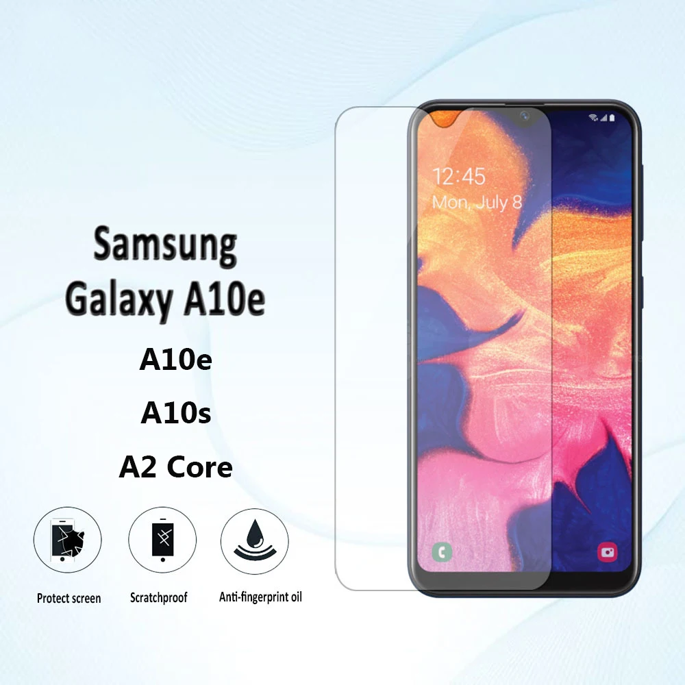 

2 шт. 9H Взрывозащищенная пленка из закаленного стекла для Samsung Galaxy A10 A10e A10s A2 Core SM-A260F SM-A105F Защитная пленка для экрана