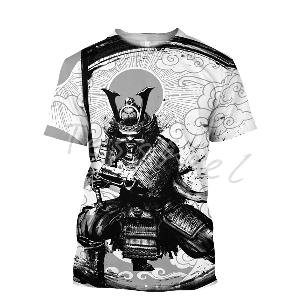 

Tessffel Newest Japan Samurai 3D Print Fashion T-Shirts Summer Casual Men/Women Harajuku Tattoo Top Short Sleeve Streetwear S3