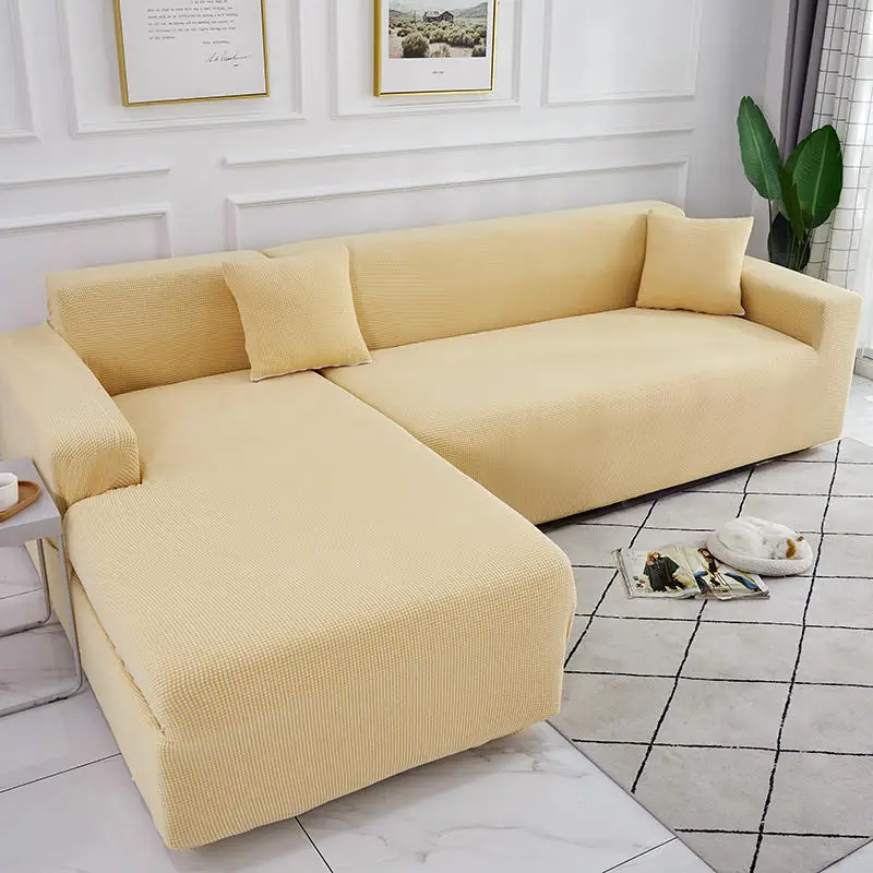 

Stretch Sofa Covers for Livingroom Solid Color Covers of Sofas Sofa Chair Couch Cover Home Decor 1/2/3/4-seater