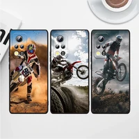 retro moto cross for honor play 3e 5 5g 5t 8s 8c 8x 8a 8 7s 7a 7c max prime pro 2019 2020 black phone case soft capa