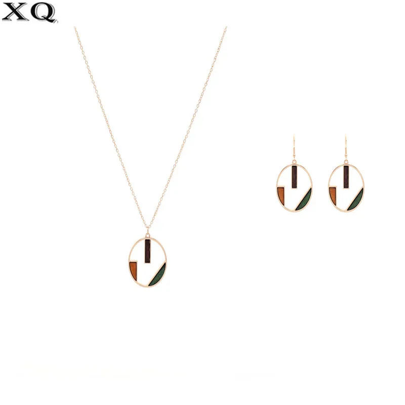 ENZE европейский и американский простой стиль новое женское ожерелье