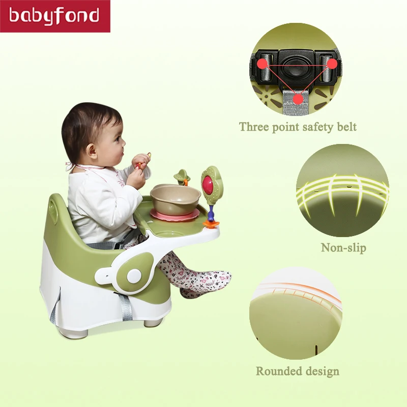 Многофункциональный Детский обеденный стул ребенок учится есть высокий