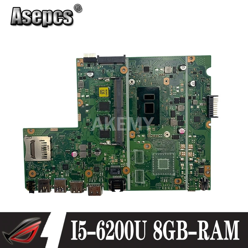 

Материнская плата для ноутбука Asus X541U X541UVK X541UAK X541UA X541UV X541UJ тест материнской платы OK w/ I5-6200U/I5-6198U CPU 8GB-RAM