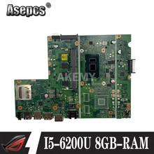 Laptop motherboard For Asus X541U X541UVK X541UAK X541UA X541UV X541UJ mainboard Test OK w/ I5-6200U/I5-6198U CPU 8GB-RAM